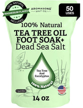 Aromasong bain-pieds sel mer morte magnesium: détend les pieds fatigués.