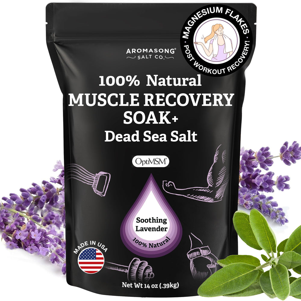 aromasong bain-sels-mer-morte offre une détente musculaire grâce aux minéraux naturels
