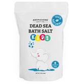 Aromasong Dead Sea Salt Kids Bath Pack shows bulk 4 lb bag for moisturizing skin