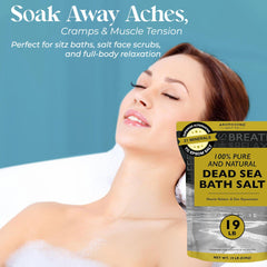 Aromasong Sel Mer Morte peau détoxifiée après le bain