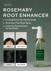 AROMATICA application-serum-romarin, hydratation ciblée lors de l application