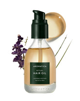 AROMATICA Rituel Jasmin & Vetiver, bouteille d'huile capillaire pour brillance naturelle