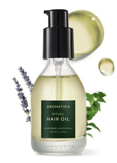 AROMATICA Rituel Lavande & Patchouli – Bouteille, brillance naturelle pour cheveux