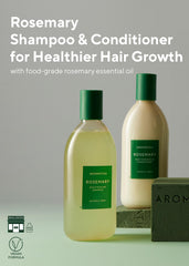 AROMATICA Après-shampoing romarin, flacon mis en valeur, démêle et nourrit les longueurs