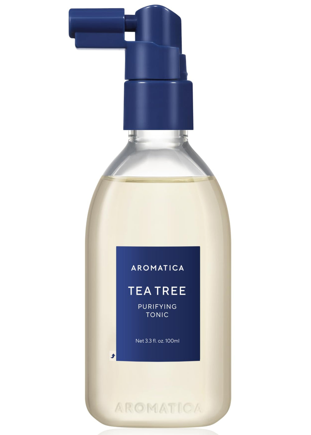 AROMATICA Tea Tree Purifying Tonic, bouteille, rafraîchit le cuir chevelu sans gras