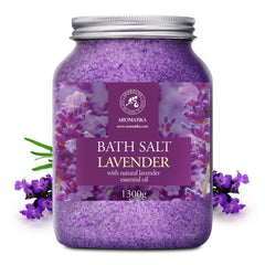 AROMATIKA sel de mer lavande – verser pour un moment de détente dans le bain.