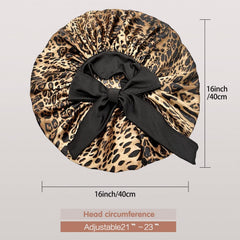 Bonnet Arqumi satin idéal pour usage quotidien: sommeil et maquillage.