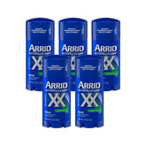 Arrid XX Extra Extra Dry unscented deodorant bottle for all-day dryness.