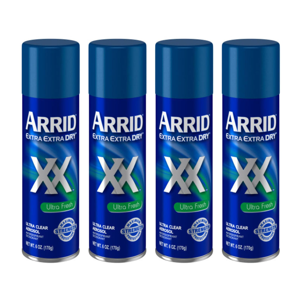 ARRID XX Ultra Clear – bouteille de deodorant et pulverisation, fraîcheur prolongée.