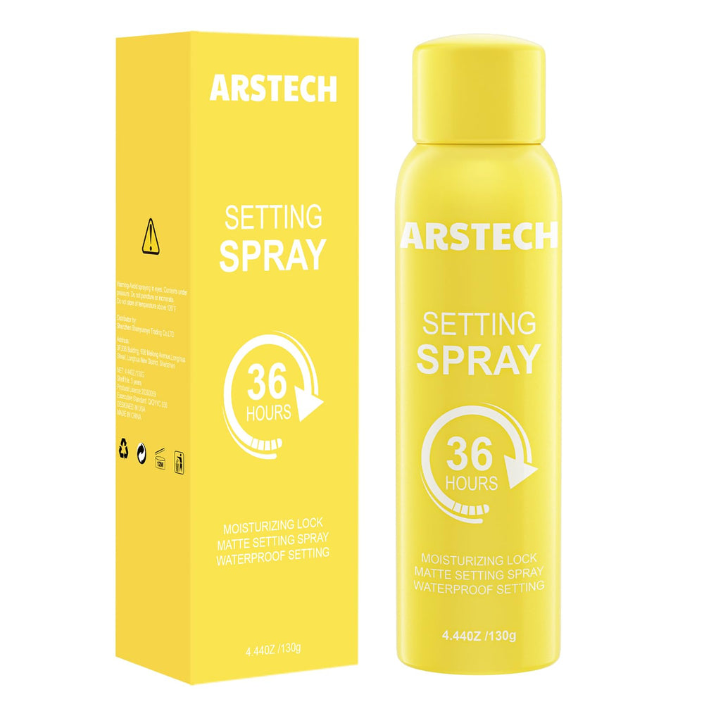 Arstech brume fixatrice maquillage, tenue longue durée et effet frais
