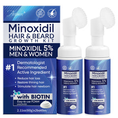 Artimore Minoxidil Mousse sur flacon pompe, application précise