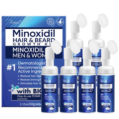 Artimore Minoxidil mousse, bouteille: application ciblée pour cheveux