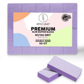 Ensemble Artist Land Buffer Ongles Mini 80/100 Grit Rose, préparation précise avant pose