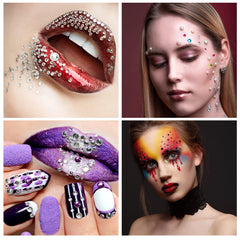 Artistbeauty rhinestones 15 couleurs, décoration artisanale facile sur papiers et objets.