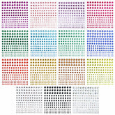 Artistbeauty rhinestones visage adhésifs, 4 tailles, éclat brillant pour nail art et maquillage.