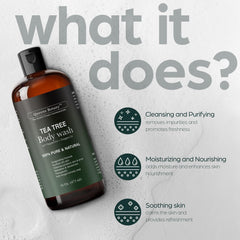 Artnaturals Bouteille-bain-arbre-a-the-douceur: hydratation légère après chaque douche.