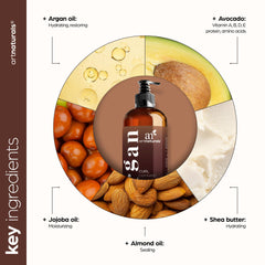 Contrôle du frisottis sur cheveux bouclés après application Artnaturals.