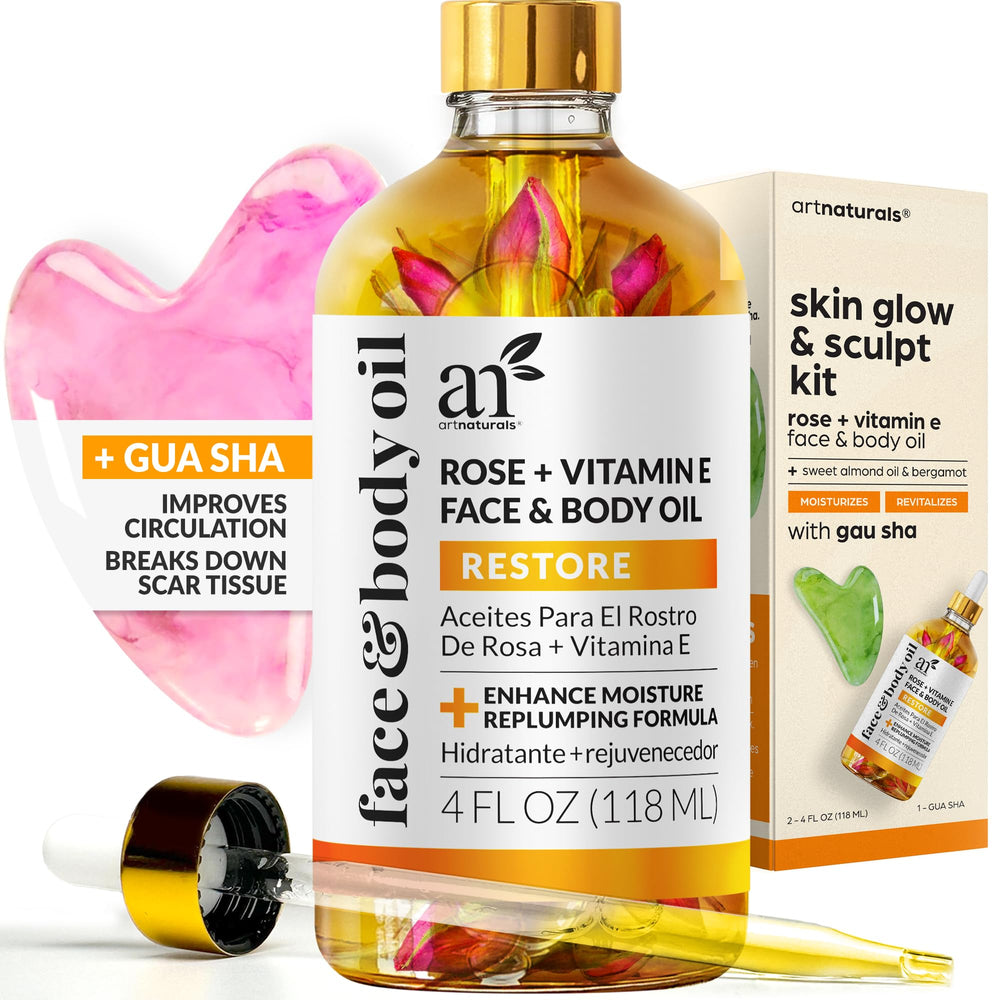 ArtNaturals huile vitamine E bio, bouteille 4oz, pour hydrater et lisser la peau.