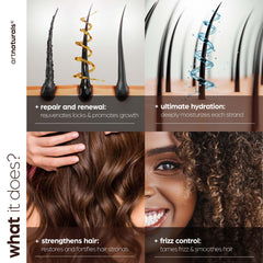ArtNaturals set cheveux argan marocain en boîte, duo hydratant pour cheveux équilibrés.