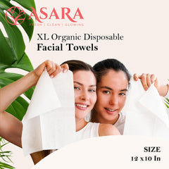 ASARA makeup remover wipes dampened with water dissolve makeup easily.
