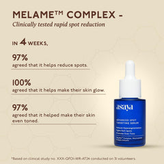 Asaya sérum dépigmentant, pompe doseuse pratique pour un dosage précis.