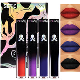 Aseawave rouge a levres liquide mat rouge fonce, tenue longue duree possible