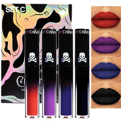 Aseawave rouge a levres liquide mat rouge fonce, tenue longue duree possible