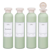 ASEVAT bouteilles voyage vertes prêtes pour le shampoing, voyage