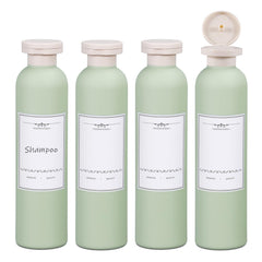 ASEVAT bouteilles voyage vertes prêtes pour le shampoing, voyage