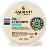Ashanti Naturals Beurre Karité Blanc Cru 5oz, hydratation naturelle peau et cheveux.