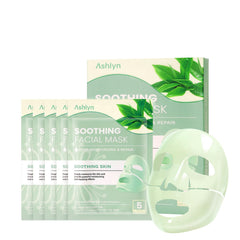 Ashlyn masque hydrogel apaisant thé vert, hydratation nocturne.