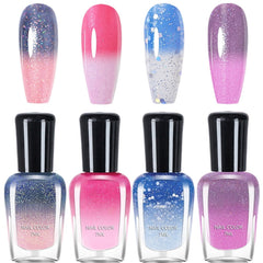 ASMAYSA Vernis Thermochrome – dégradé vivant selon la chaleur, style tendance.