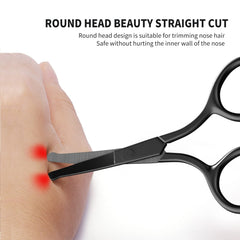 Ciseaux AsonTao barbe à bout rond, coupe contrôlée.