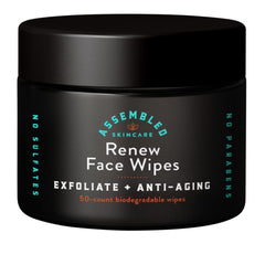Lingettes Renew Visage ASSEMBLED — emballage pratique pour une routine quotidienne