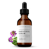 Sérum visages Asterwood Bakuchiol : bouteille élégante prête à l’utilisation, hydratation durable