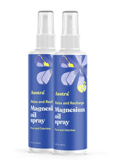 ASUTRA magnesium oil spray bottle for quick topical use