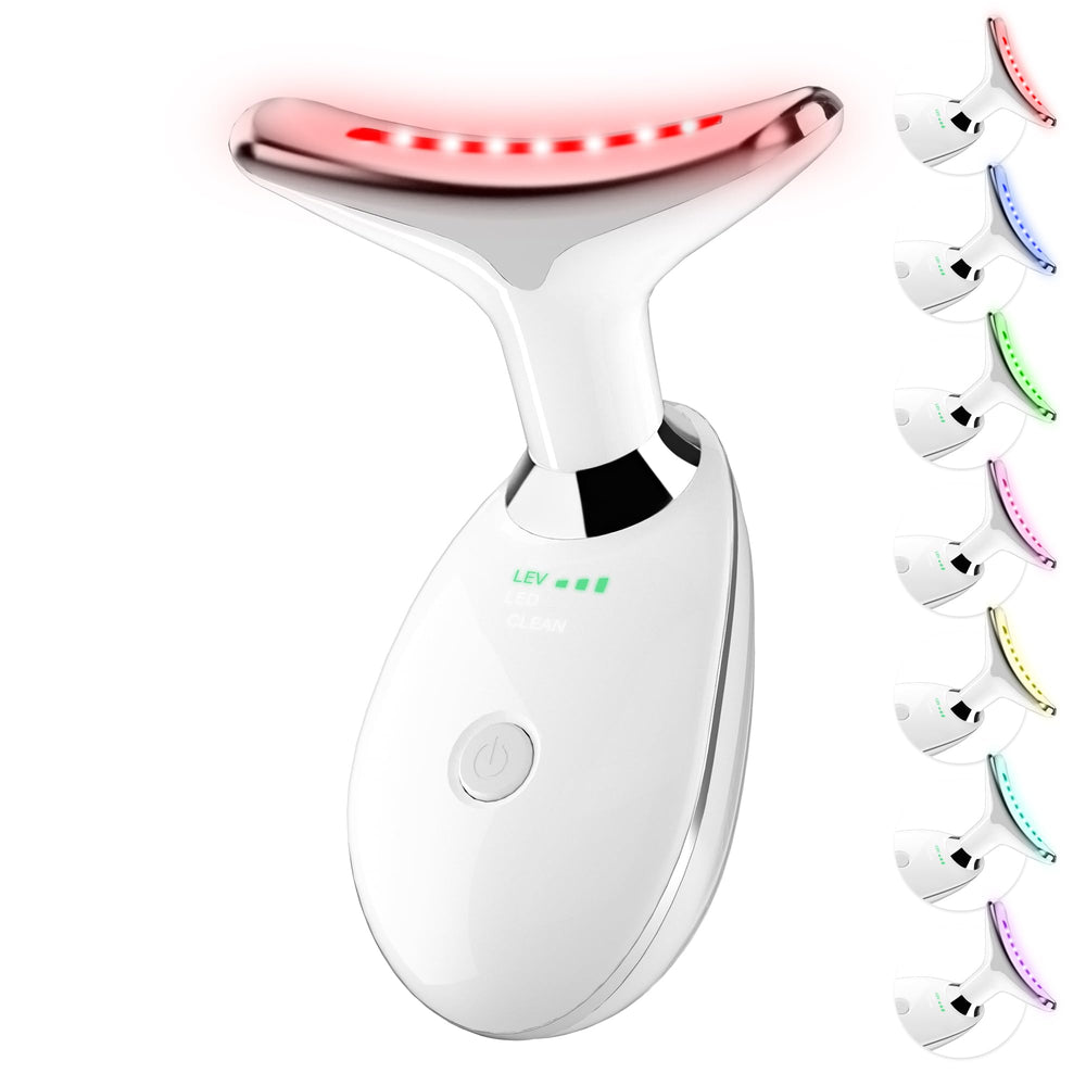Atarnayar Masseur-Cou Visage 7 Couleurs en action pour relaxation et absorption accrue.