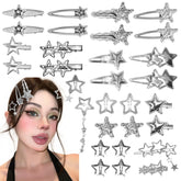 ATCCPYDM broches cheveux etoile argent 30-pièces – pour varier les styles quotidiens