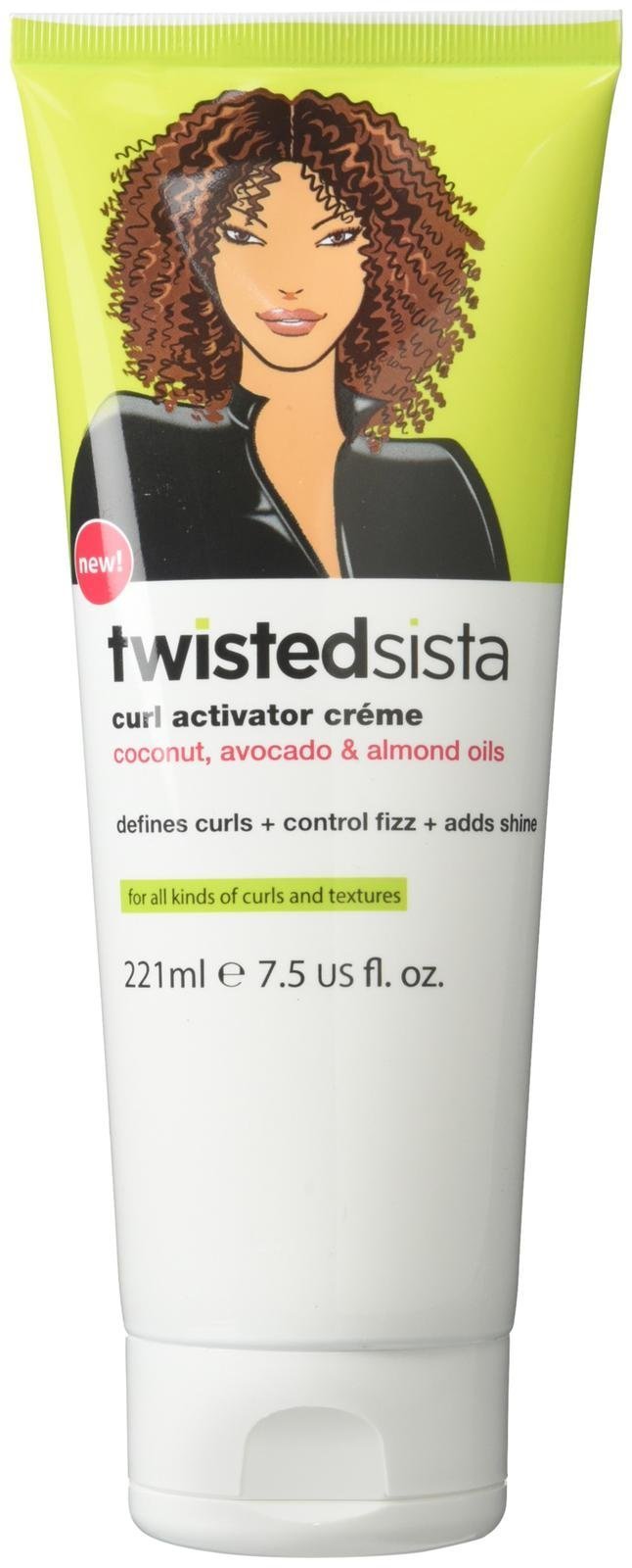 Atlas Ethnic Company Twisted Sista: bouteille activatrice; boucles définies et brillantes.