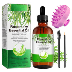 L'huile de romarin ATOANY pur pour les cheveux offre hydratation et brillance naturelles.