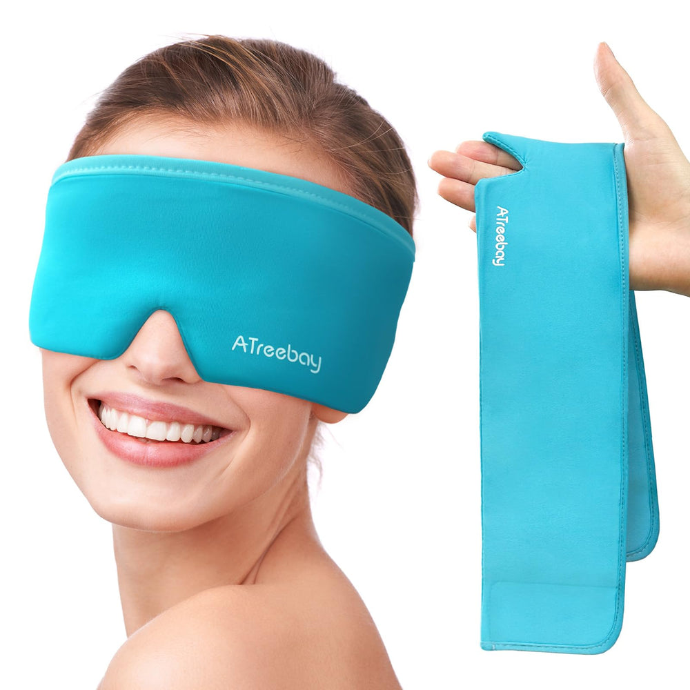ATREEBAY masque oculaire refroississant: refroidissement durable pour paupières reposées.