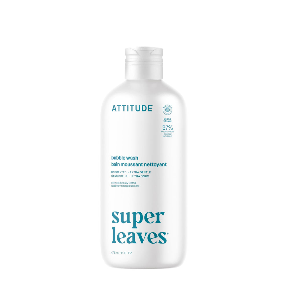ATTITUDE Bulle Bain: bouteille en HDPE réutilisable et recyclable.