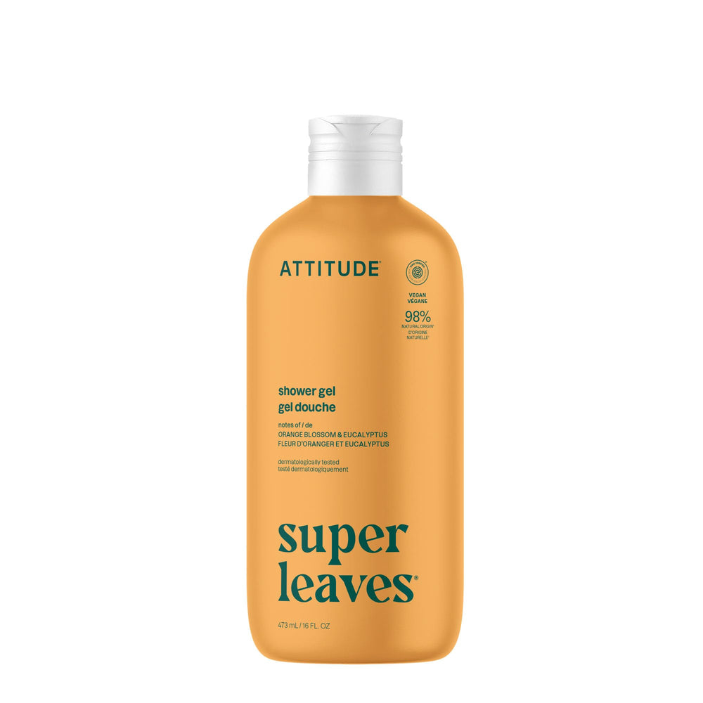 ATTITUDE Body Wash — bouteille HDPE recyclable pour une routine durable.