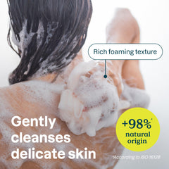 ATTITUDE Gel Douche avoine apaisante, mousse veloutée pour peau sensible