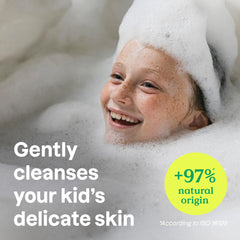 ATTITUDE bain-enfants Pastèque Coco, bulles généreuses pour le bain.
