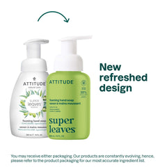 Attitude bouteille savon main recyclable pehd : emballage durable pour votre routine.
