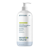 ATTITUDE conditionneur sensibilité cheveux : bouteille prête pour soin quotidien du cuir chevelu délicat