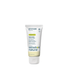 ATTITUDE Crème Mains Sensitive – bouteille pratique pour usage quotidien.