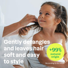 ATTITUDE démêlant sans rinçage: formule naturelle pour cheveux faciles.