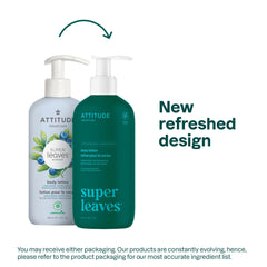 Lotion ATTITUDE pour le corps, bouteille 16 oz, format généreux pour hydratation durable.